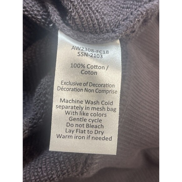 ATM French Terry Mock Neck Sweatshirt Mini Dress In Dusk Sz XS New - Picture 7 of 9